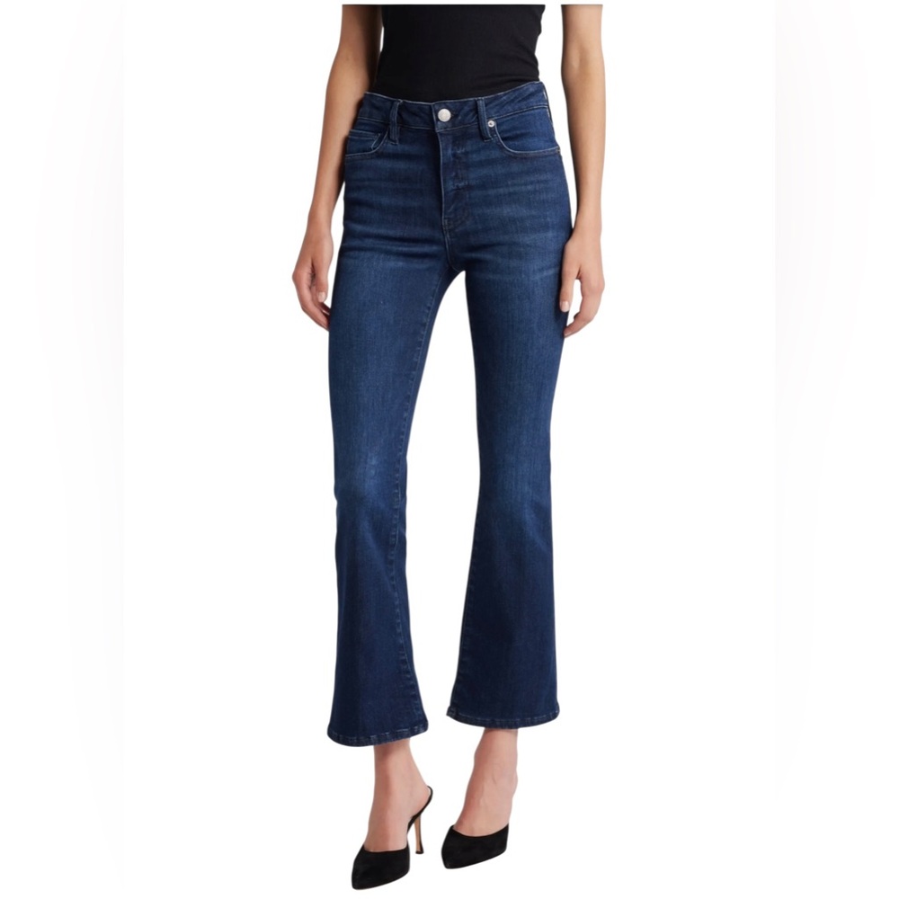 Frame Le Crop Mini Boot High Rise Dark Wash Denim Jeans size 29 Inseam 26